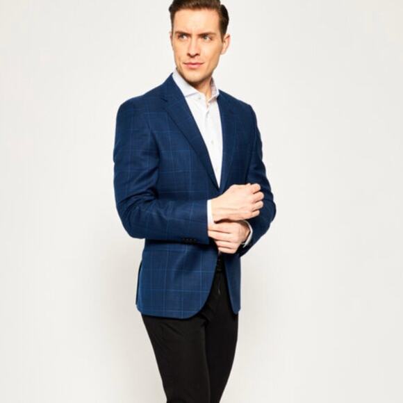 BOSS Hugo Boss Marynarka Jewels5 Regular Fit Blazer Size 38 - Picture 1 of 10